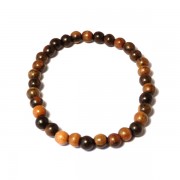 Men's Ebony Wood Bead Bracelet Men's Ebony Wood Bead Bracelet