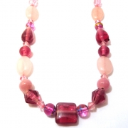 Pink Bead Jewellery Set 2 Pink Bead Jewellery Set 2