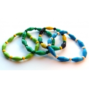 Men's Handmade Paper Bead Bracelets Men's Handmade Paper Bead Bracelets