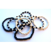 Men's Mix and Match Wood Bead Bracelet Men's Mix and Match Wood Bead Bracelet