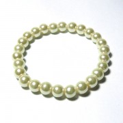 Cream Pearl Bead Bracelet Cream Pearl Bead Bracelet