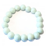 Pale Blue Glass Bead Bracelet Pale Blue Glass Bead Bracelet
