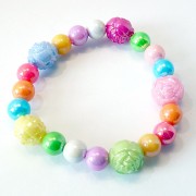 Children's Rose Bead Fashion Bracelet Children's Rose Bead Fashion Bracelet