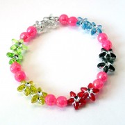 Children's Flower Bead Fashion Bracelet Children's Flower Bead Fashion Bracelet