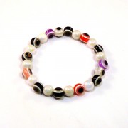 Pearl and Evil Eye Bracelet Pearl and Evil Eye Bracelet