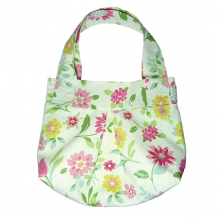 Floral Gathered Tote Bag