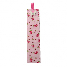 Fabric Bookmark - Pink Floral