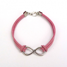 Pink Infinity Bracelet