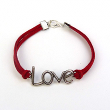 Love Charm Bracelet - Red