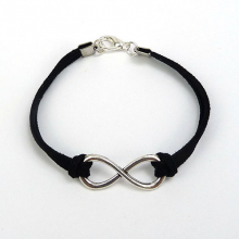 Black Infinity Bracelet