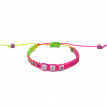 Children's Personalised Multi Colour Bracelet