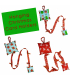 Hanging Christmas Card Holders