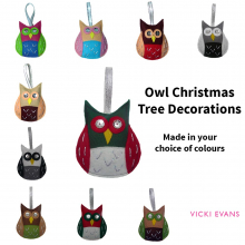 Owl Christmas Tree Decorations