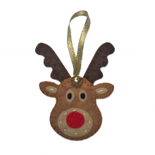 Reindeer Felt Christmas Decorations