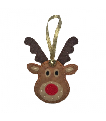 Reindeer Felt Christmas Decorations