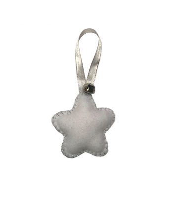 Sparkly White Star Christmas Decorations