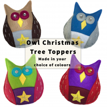 Owl Christmas Tree Topper
