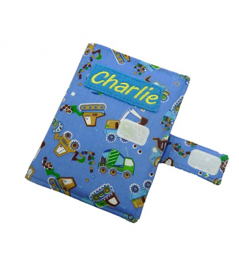 Personalised Colouring Wallets - Lots of Fabric Choices