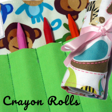 Crayon Rolls - Wide Choice of Fabric Styles