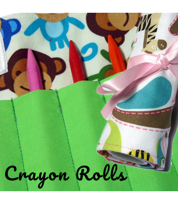 Crayon Rolls - Wide Choice of Fabric Styles