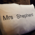 'Mr and Mrs' Embroidered Cushion Cover Set