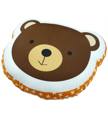 Animal Print Cushion - Bear