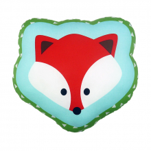 Animal Print Cushion - Fox