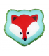 Animal Print Cushion - Fox