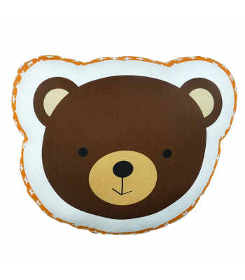 Animal Print Cushion - Bear
