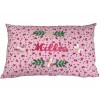 Personalised Embroidered Flower Cushion