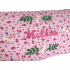 Personalised Embroidered Flower Cushion