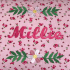 Personalised Embroidered Flower Cushion