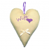 Personalised Embroidered Padded Heart