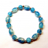 Blue and Clear Crackle Bead Jewellery Set