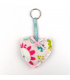 Padded Heart Keyring 