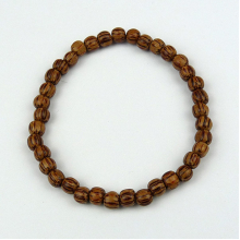 Palmwood 6mm Wood Bead Bracelet