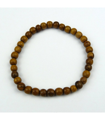 Robles 6mm Wood Bead Bracelet