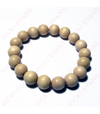 Whitewood 12mm Bead Bracelet