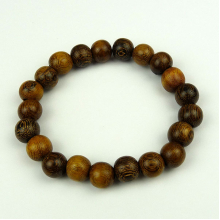 Robles Wood Bead Bracelet 10mm