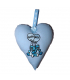 Baby Boy Padded Heart Decoration