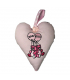 Baby Girl Padded Heart Decoration