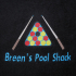 Embroidered Towel - Text and Image (Snooker/Pool)