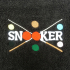 Embroidered Snooker Design Snooker-Pool Cue Towel