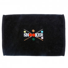 Embroidered Snooker Design Snooker-Pool Cue Towel