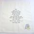 Embroidered Wedding Handkerchiefs / Napkins